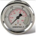 Enerpac Hydraulic Pressure Gauge, 250 In Face, Center Rear Mount, Glycerine Filled, 15,000 Maximum Psi G2538R